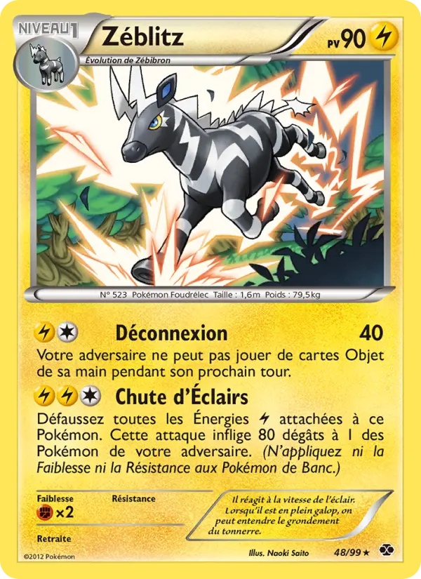 Zéblitz — carte 48 de l’extension Destinées Futures