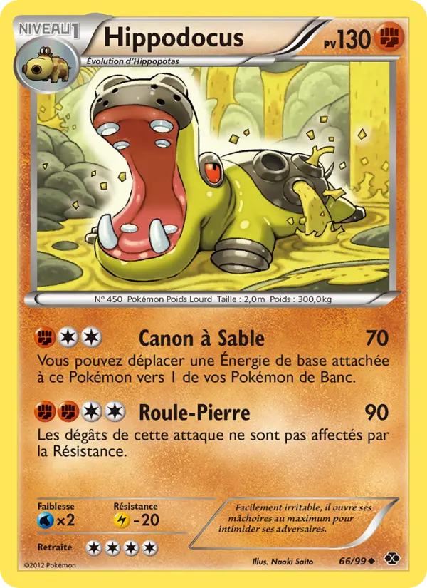 Hippodocus — carte 66 de l’extension Destinées Futures