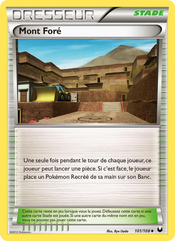 Mont Foré — carte 101 de l’extension Explorateurs Obscurs