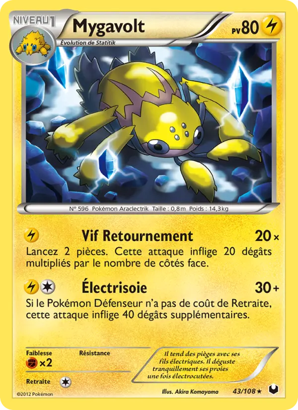 Mygavolt — carte 43 de l’extension Explorateurs Obscurs