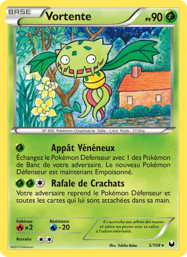 Vortente — carte 5 de l’extension Explorateurs Obscurs