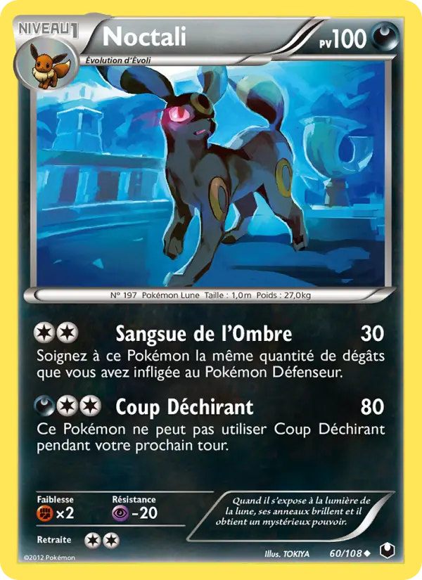 Noctali — carte 60 de l’extension Explorateurs Obscurs