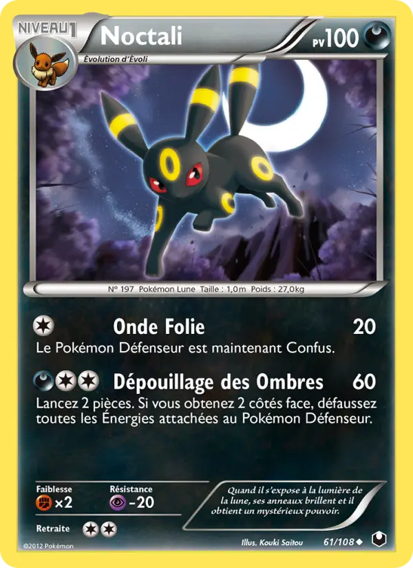 Noctali — carte 61 de l’extension Explorateurs Obscurs
