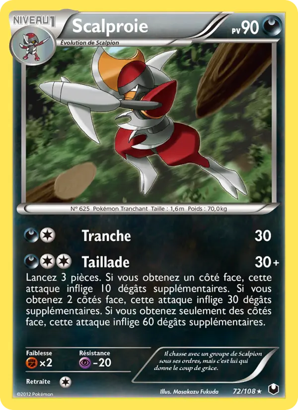 Scalproie — carte 72 de l’extension Explorateurs Obscurs