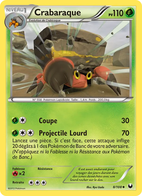 Crabaraque — carte 8 de l’extension Explorateurs Obscurs