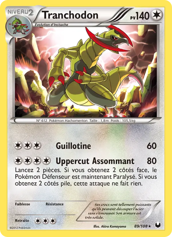 Tranchodon — carte 89 de l’extension Explorateurs Obscurs