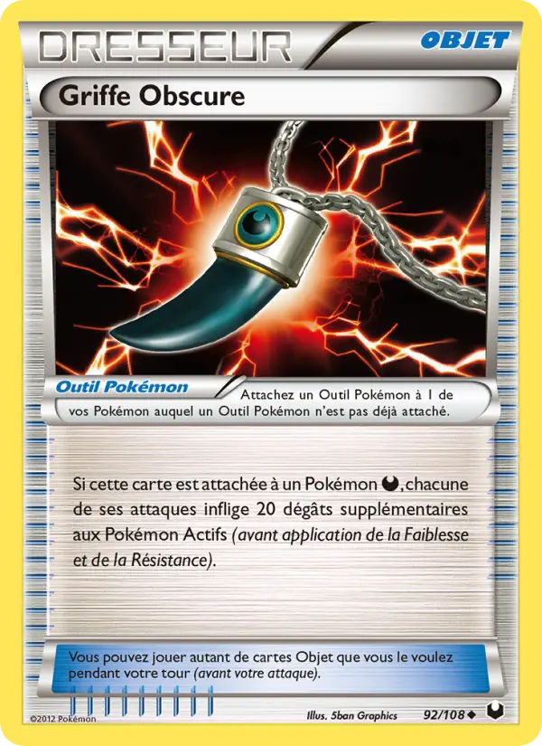 Griffe Obscure — carte 92 de l’extension Explorateurs Obscurs