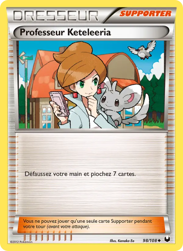 Professeur Keteleeria — carte 98 de l’extension Explorateurs Obscurs