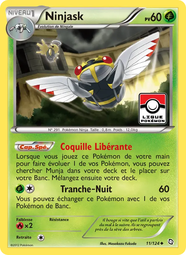 Ninjask — carte 11 de l’extension Dragons Éxaltés