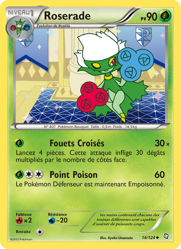 Roserade — carte 14 de l’extension Dragons Éxaltés