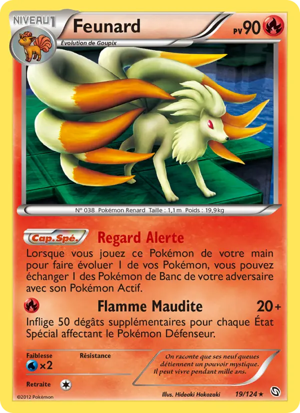 Feunard — carte 19 de l’extension Dragons Éxaltés