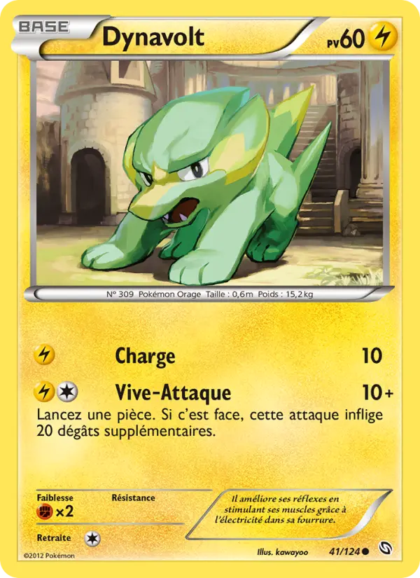 Dynavolt — carte 41 de l’extension Dragons Éxaltés