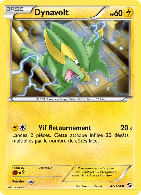 Dynavolt — carte 42 de l’extension Dragons Éxaltés