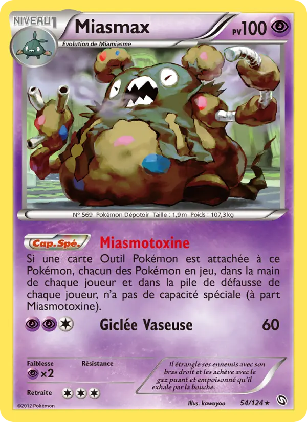 Miasmax — carte 54 de l’extension Dragons Éxaltés