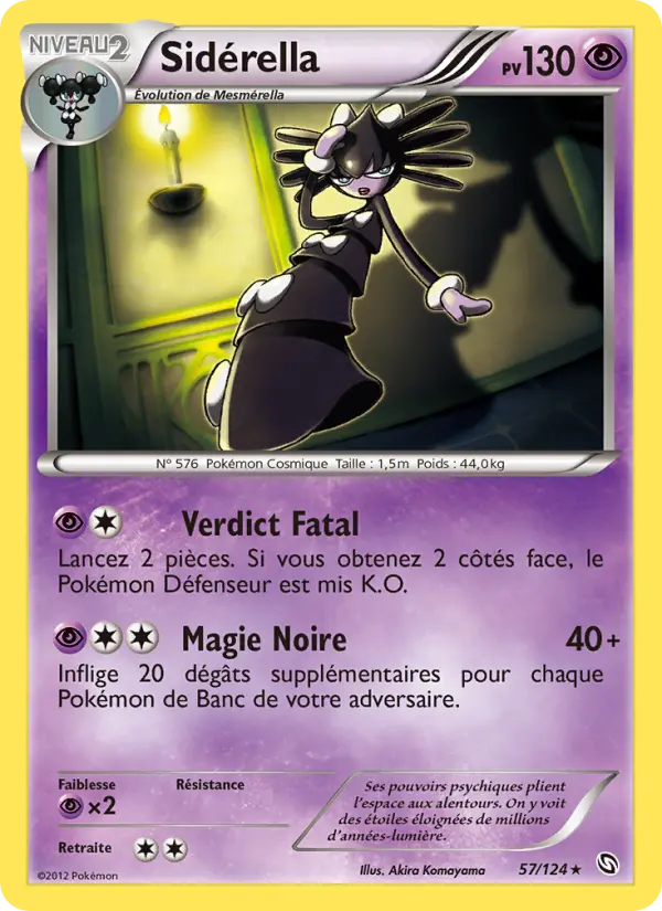 Sidérella — carte 57 de l’extension Dragons Éxaltés