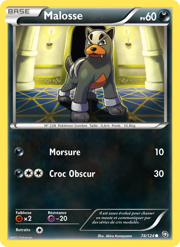 Malosse — carte 74 de l’extension Dragons Éxaltés