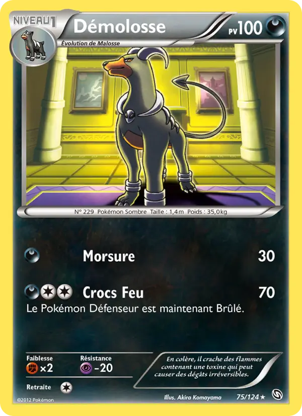 Démolosse — carte 75 de l’extension Dragons Éxaltés