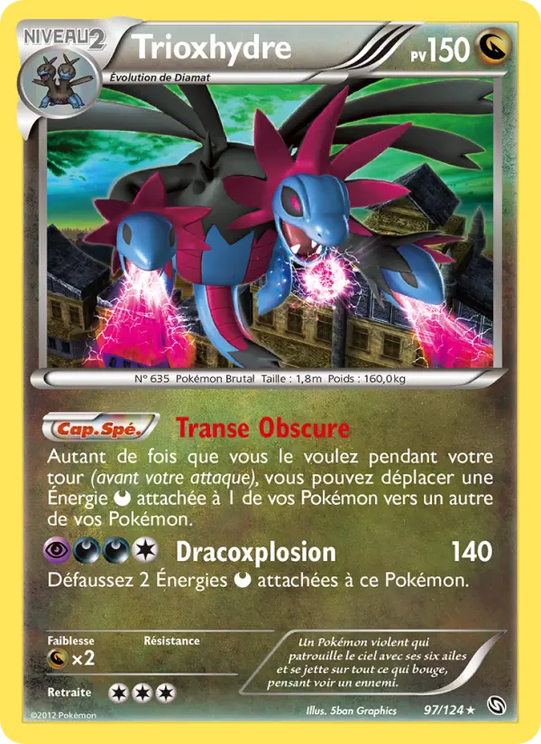 Trioxhydre — carte 97 de l’extension Dragons Éxaltés