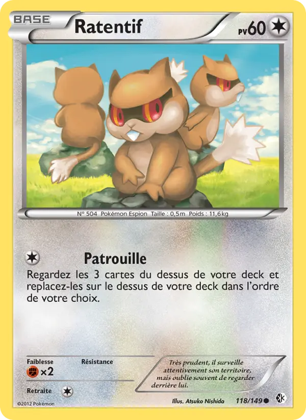 Ratentif — carte 118 de l’extension Frontières Franchies