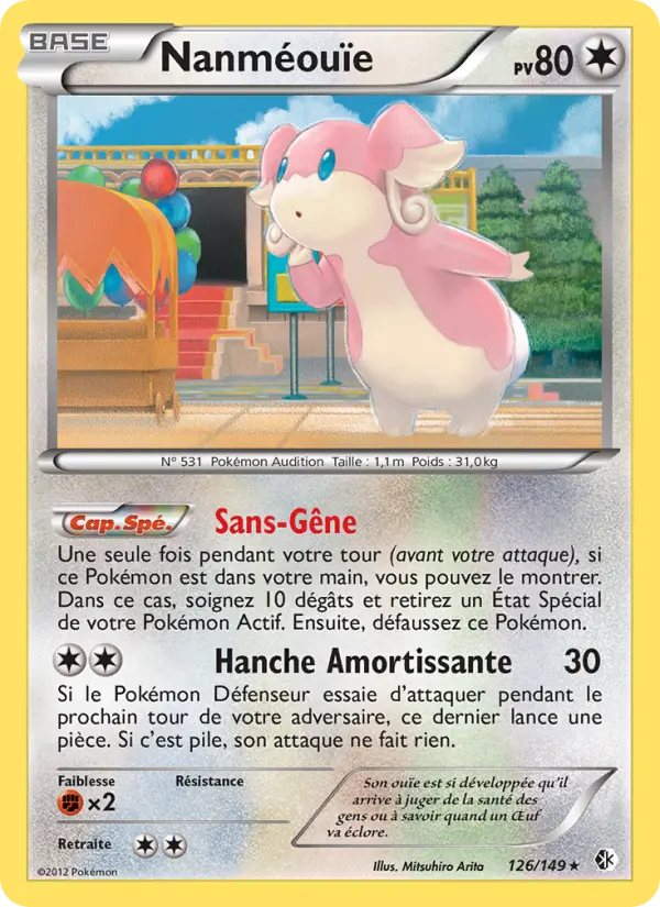 Nanméouïe — carte 126 de l’extension Frontières Franchies