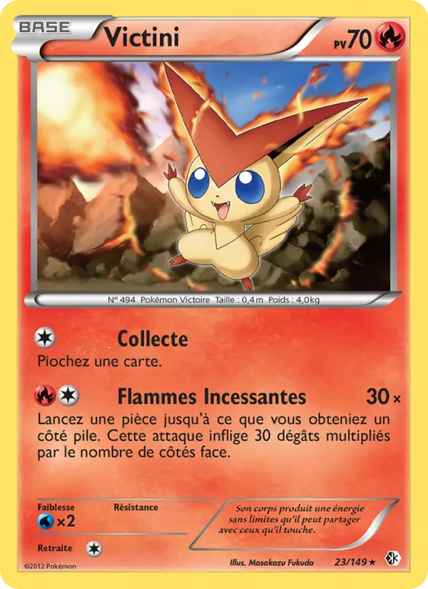 Victini — carte 23 de l’extension Frontières Franchies