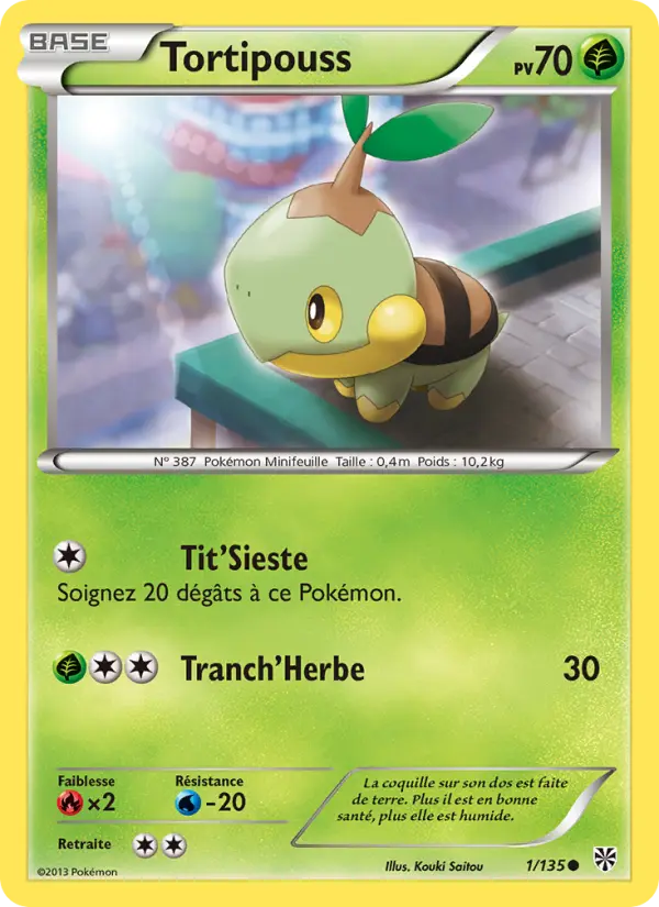 Tortipouss — carte 1 de l’extension Tempète Plasma