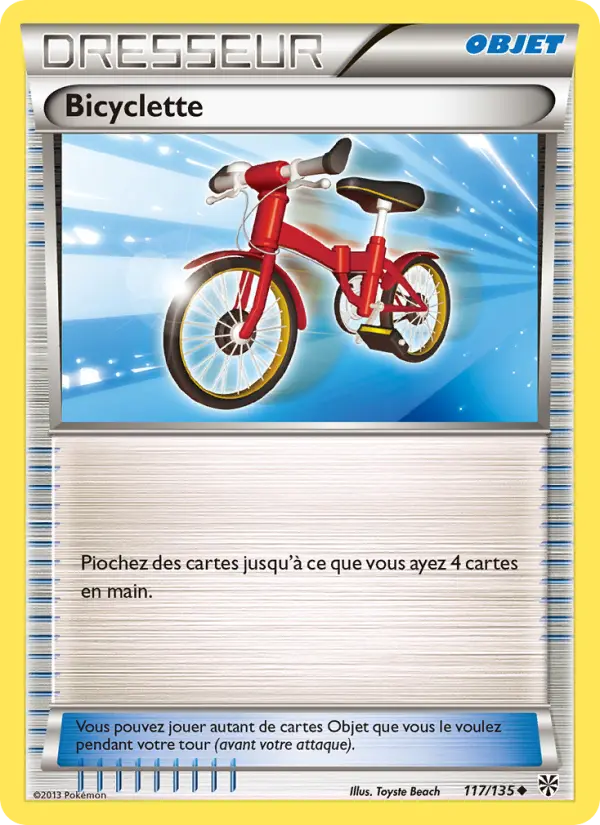Bicyclette — carte 117 de l’extension Tempète Plasma