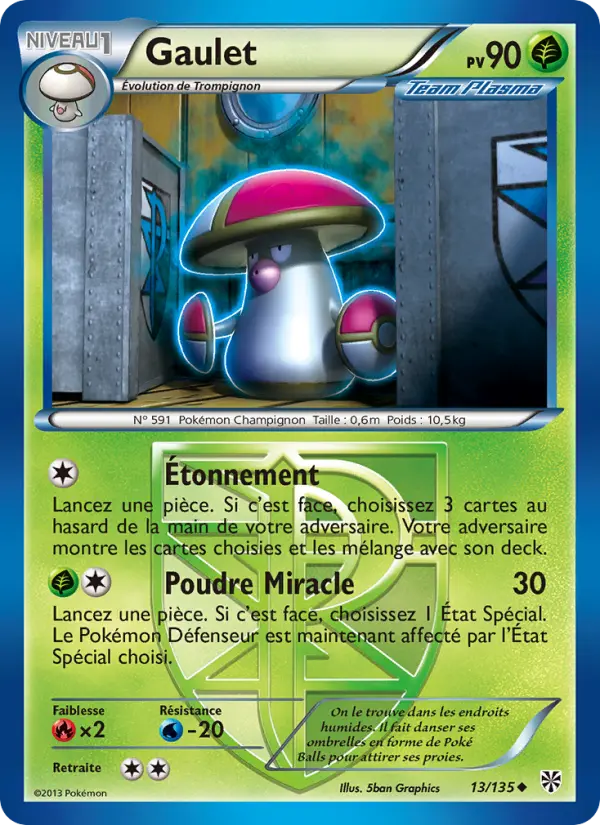 Gaulet — carte 13 de l’extension Tempète Plasma