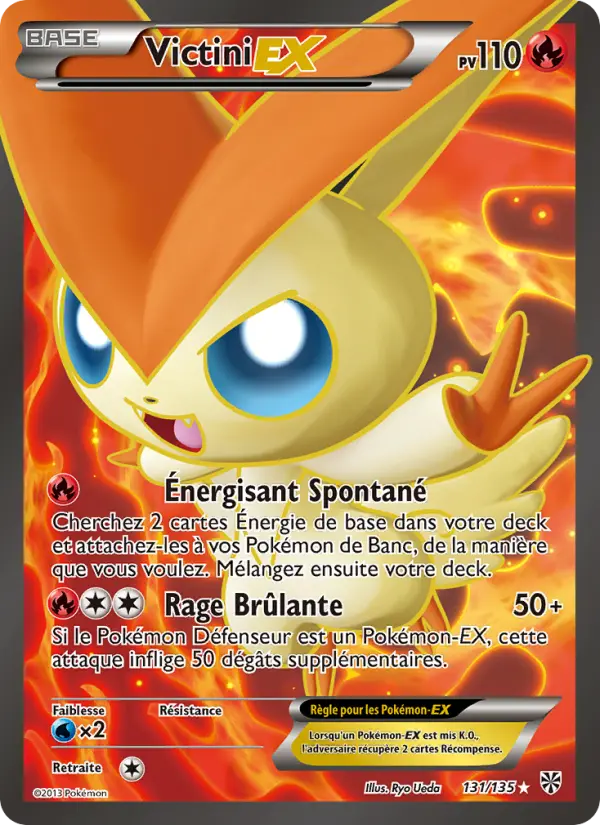 Victini-EX — carte 131 de l’extension Tempète Plasma