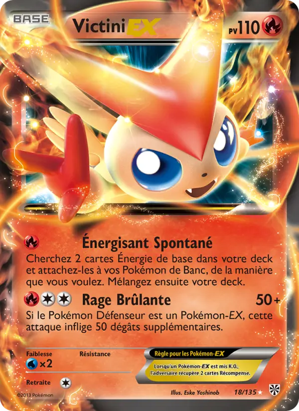 Victini-EX — carte 18 de l’extension Tempète Plasma