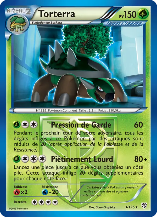 Torterra — carte 3 de l’extension Tempète Plasma