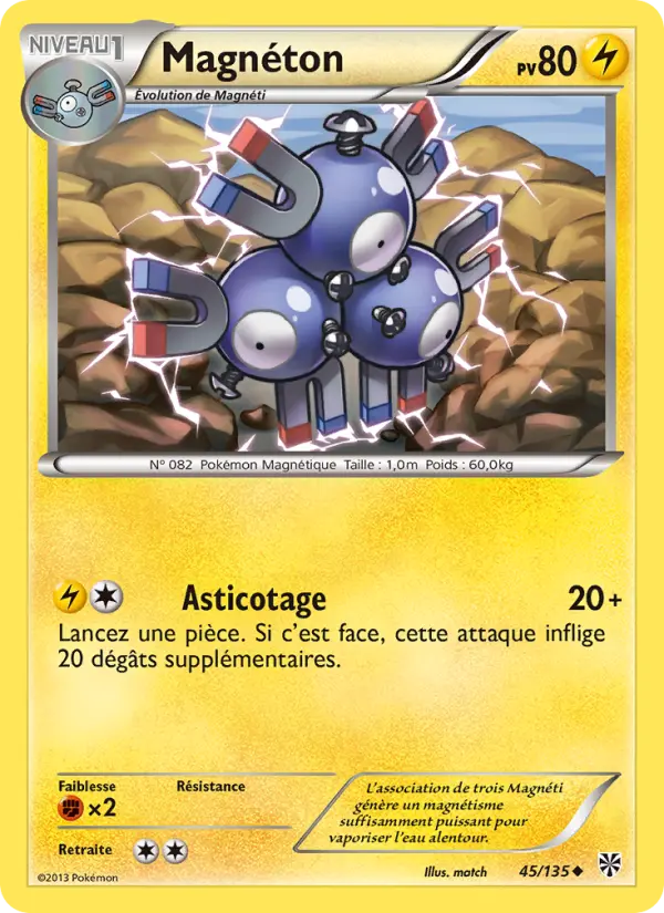Magnéton — carte 45 de l’extension Tempète Plasma