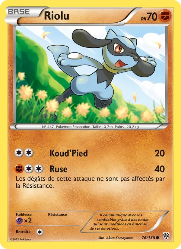 Riolu — carte 76 de l’extension Tempète Plasma