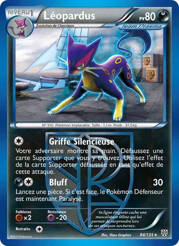 Léopardus — carte 84 de l’extension Tempète Plasma
