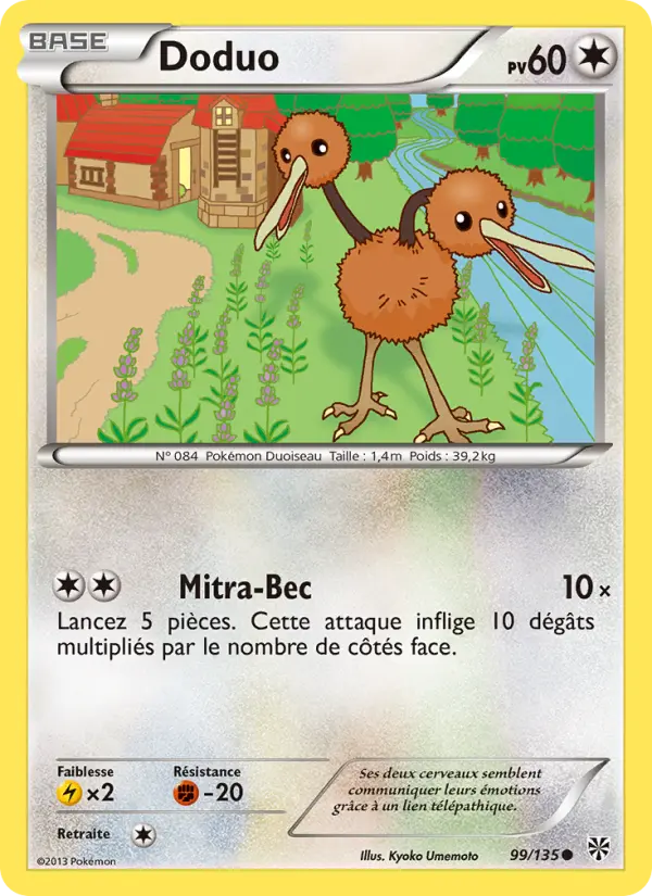 Doduo — carte 99 de l’extension Tempète Plasma
