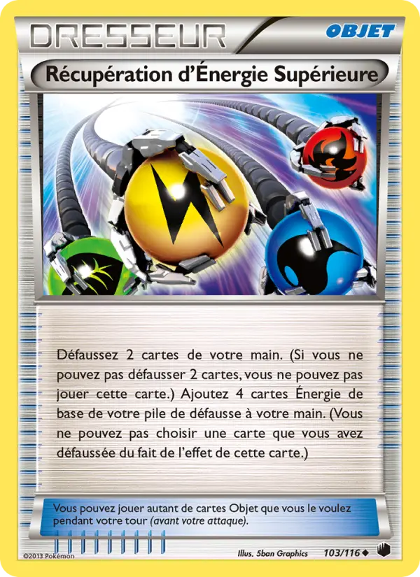 Récupération d’Énergie Supérieure — carte 103 de l’extension Glaciation Plasma
