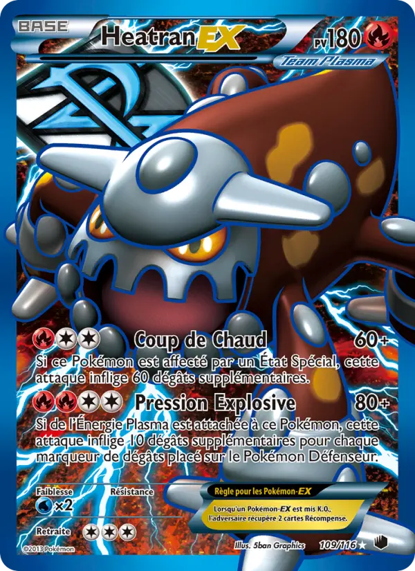 Heatran-EX — carte 109 de l’extension Glaciation Plasma