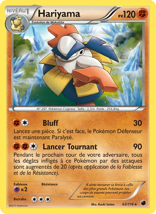 Hariyama — carte 63 de l’extension Glaciation Plasma