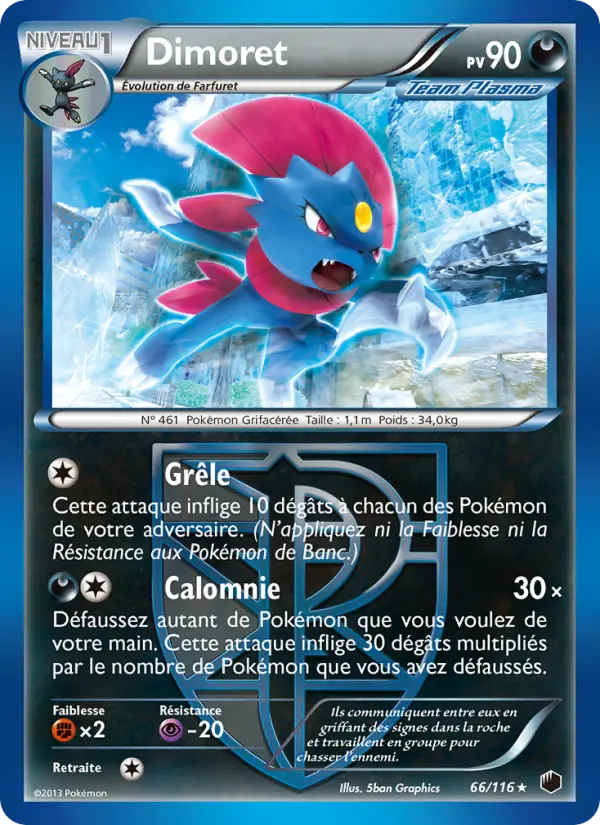 Dimoret — carte 66 de l’extension Glaciation Plasma