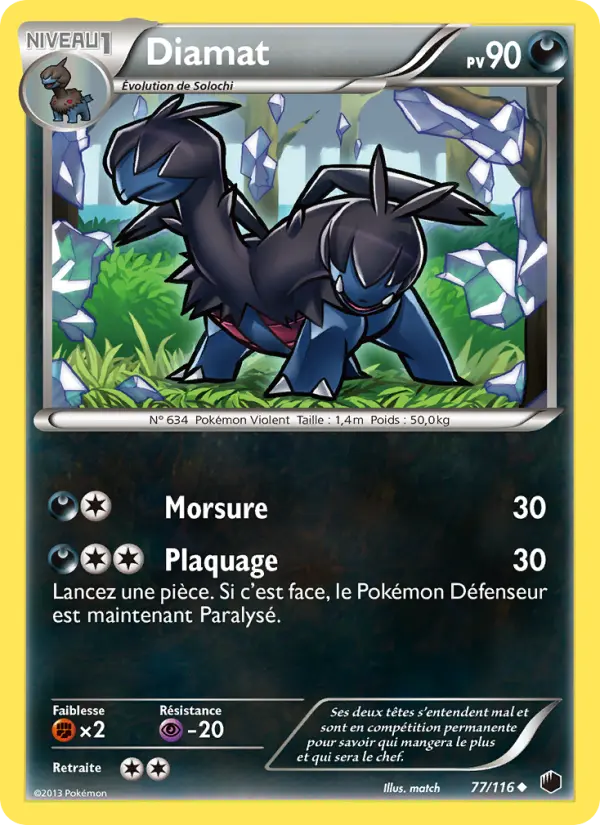 Diamat — carte 77 de l’extension Glaciation Plasma