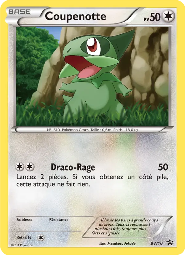 Coupenotte — carte BW10 de l’extension Promo BW