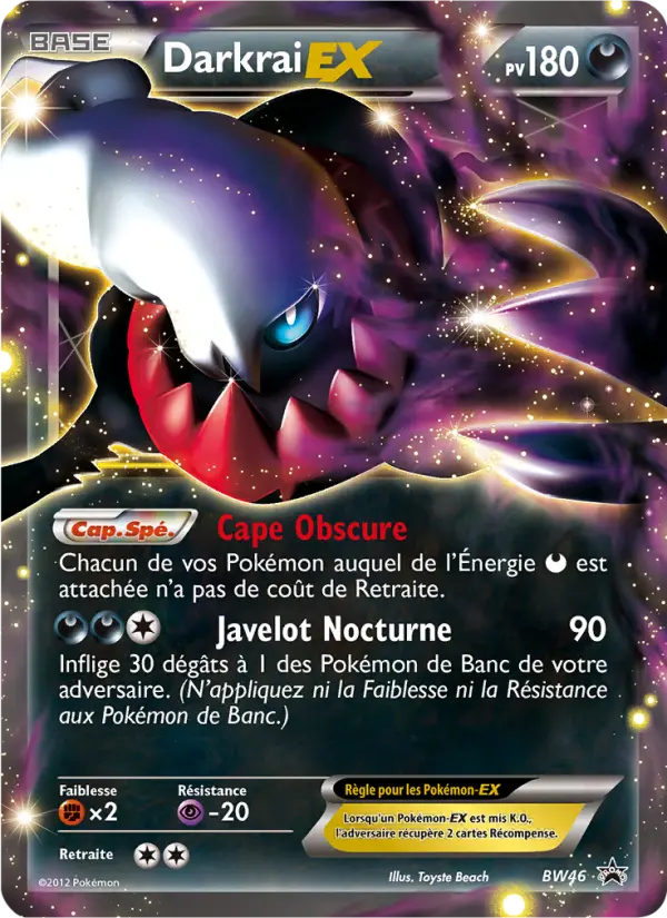 Darkrai ex — carte BW46 de l’extension Promo BW