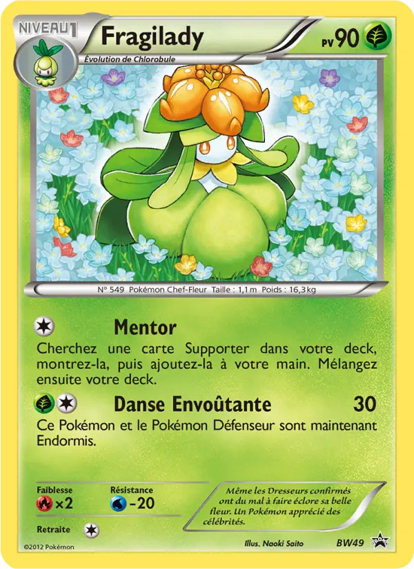 Fragilady — carte BW49 de l’extension Promo BW