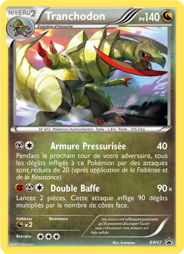 Tranchodon — carte BW57 de l’extension Promo BW