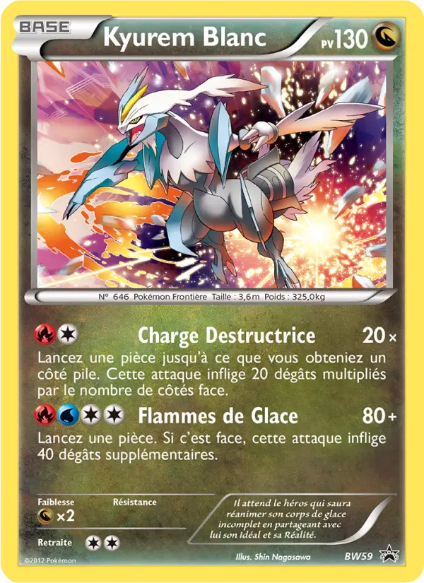 Kyurem Blanc — carte BW59 de l’extension Promo BW