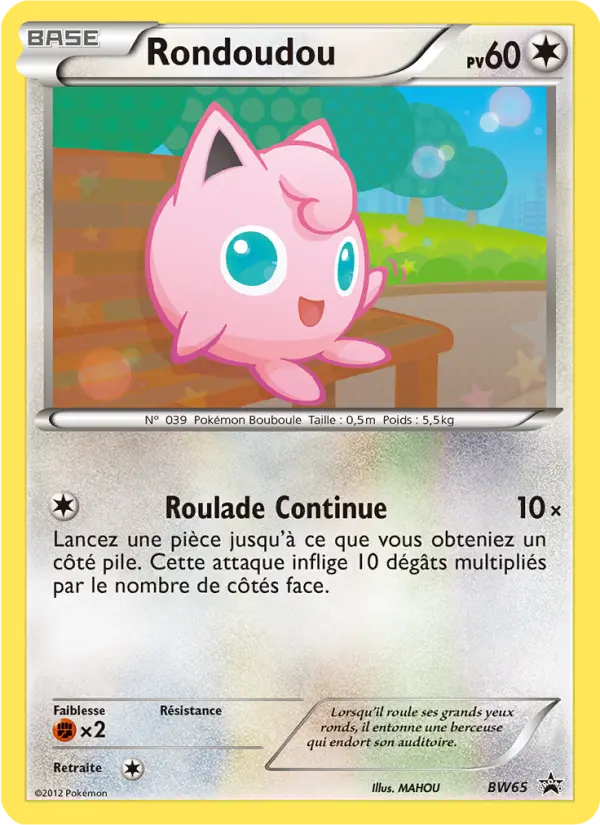 Rondoudou — carte BW65 de l’extension Promo BW