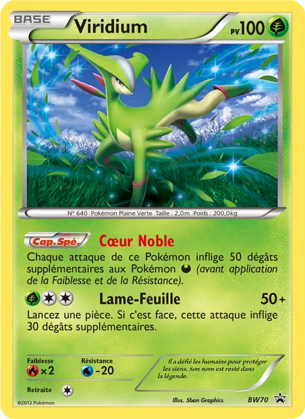 Viridium — carte BW70 de l’extension Promo BW