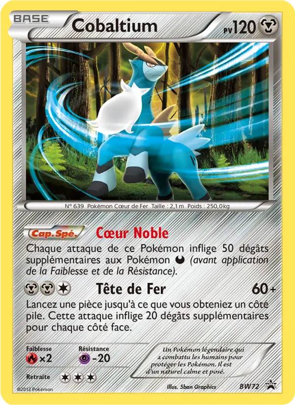 Cobaltium — carte BW72 de l’extension Promo BW