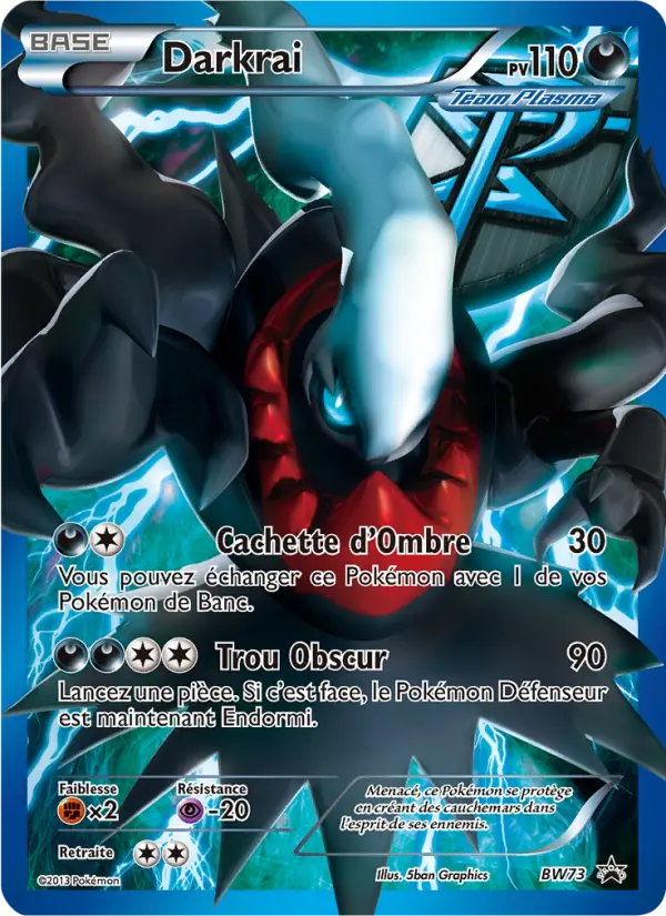 Darkrai — carte BW73 de l’extension Promo BW