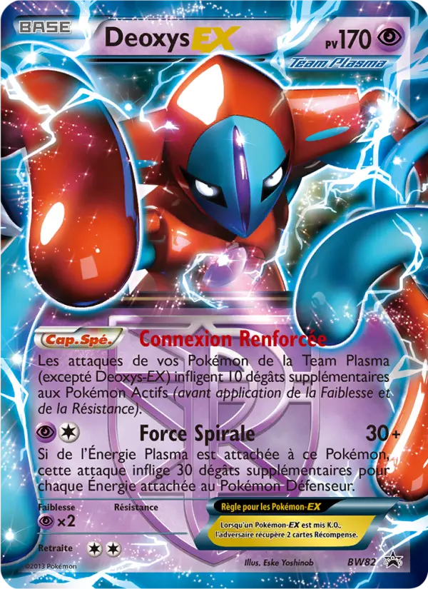 Deoxys ex — carte BW82 de l’extension Promo BW